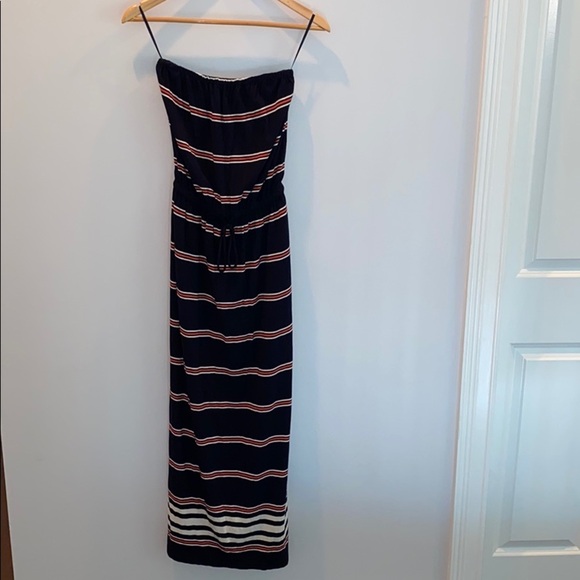 J.Crew Strapless Striped Maxi Dress - Picture 2 of 4